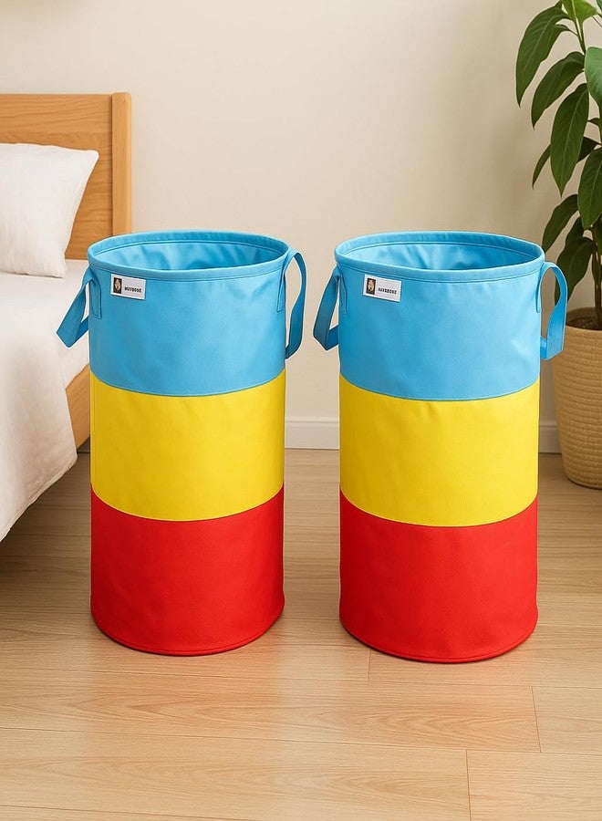 UNICRAFTS أكياس غسيل 45 لتر (متعددة الألوان، (عبوة من قطعتين)) - Image 1